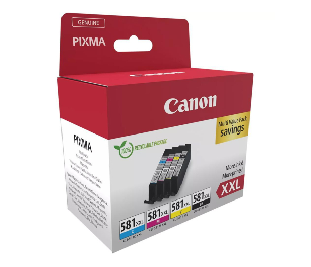 CANON Zestaw 4 tuszów CLI-581XL CMYK - 1226670 - zdjęcie 2